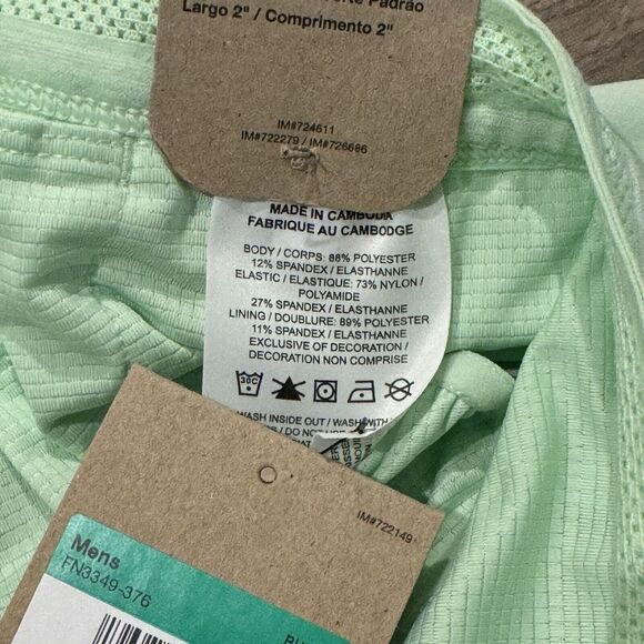 Nike Aeroswift Dri-Fit ADV 2" Brief Lined Running Shorts Mens XL Vapor Green - Picture 3 of 4